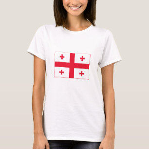 T-shirt Drapeau de Géorgie