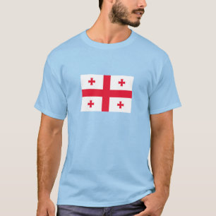 T-shirt Drapeau de Géorgie