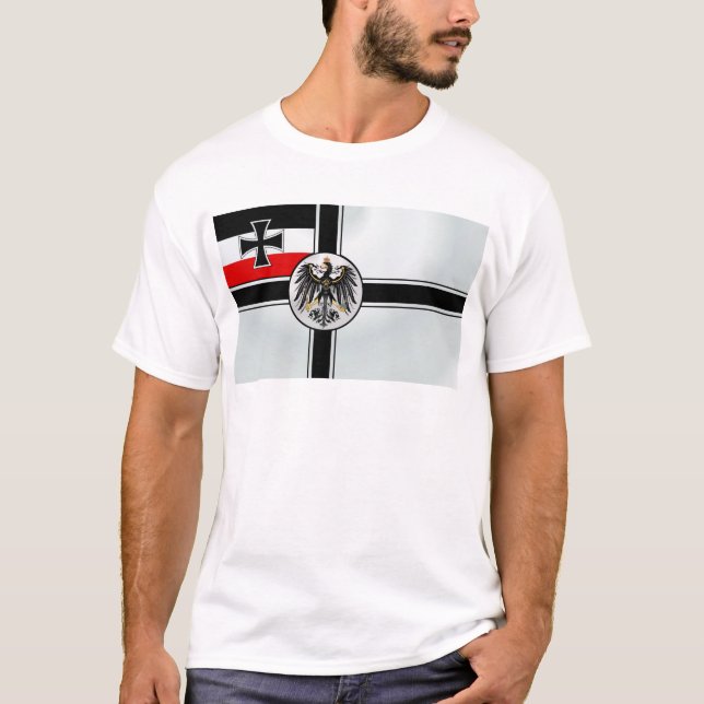 T-shirt Drapeau de guerre de la Prusse (Devant)