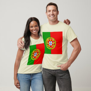 T-shirt Drapeau de haute qualité du Portugal