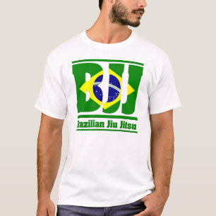 T-shirt Drapeau de Jiu Jitsu de Brésilien