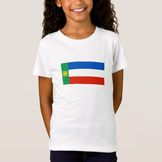 T-Shirt Drapeau de Khakassie (Devant)