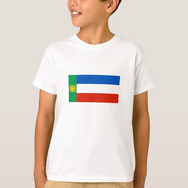 T-shirt Drapeau de Khakassie (Devant)