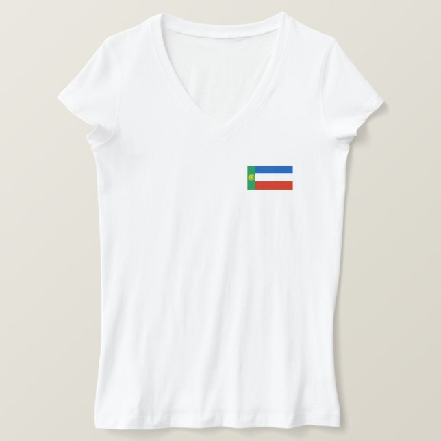 T-shirt Drapeau de Khakassie (Design devant)