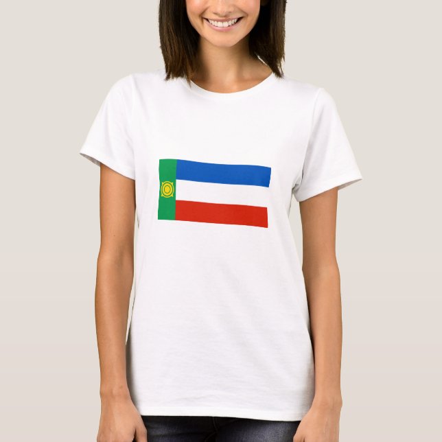 T-shirt Drapeau de Khakassie (Devant)