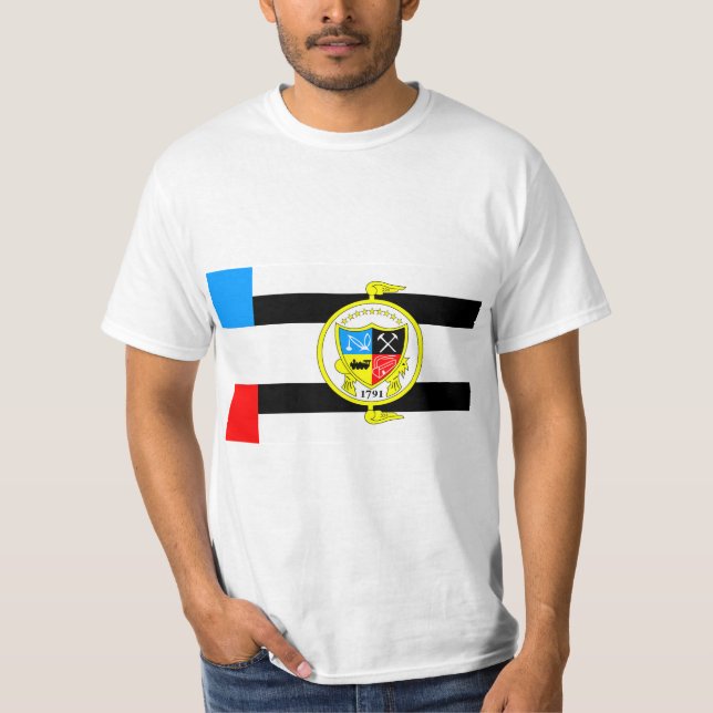 T-shirt Drapeau de Knoxville, Tennessee (Devant)