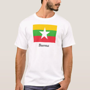 T-shirt Drapeau de la Birmanie