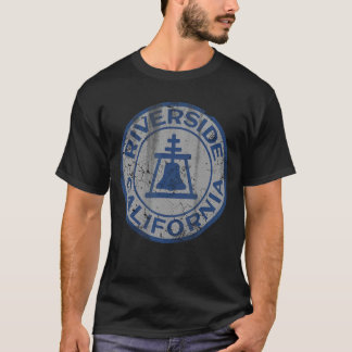 T-shirt Drapeau de la Californie Vintage Fade Maison Famil