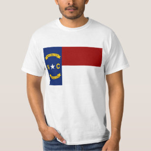 T-shirt Drapeau de la Caroline du Nord
