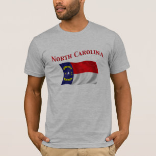 T-shirt Drapeau de la Caroline du Nord