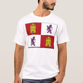 T-shirt Drapeau de la Castille y Léon (Espagne)