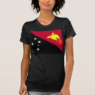 T-shirt Drapeau de la Chemise Papouasie-Nouvelle-Guinée