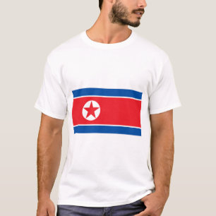 T-shirt Drapeau de la Corée du Nord