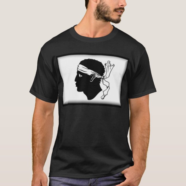 T-shirt Drapeau de la Corse (Devant)