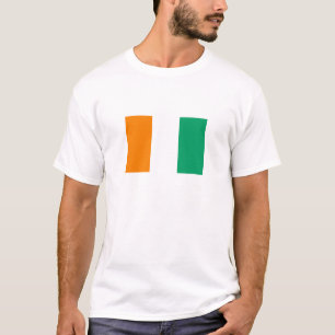 T-shirt Drapeau de la Côte d'Ivoire