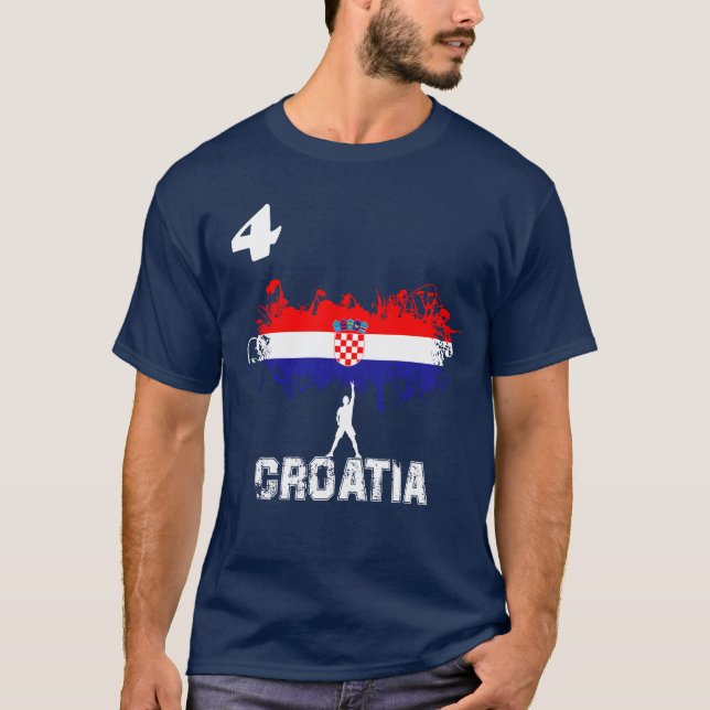 T-shirt Drapeau de la coupe du monde de Jersey de football (Devant)