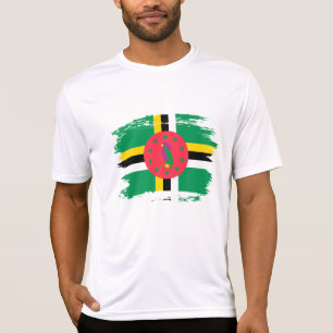 T-shirt Drapeau de la Dominique