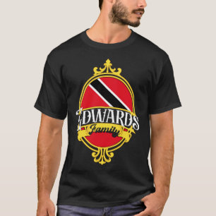 T-shirt Drapeau de la famille Edwards Trinité-et-Tobago