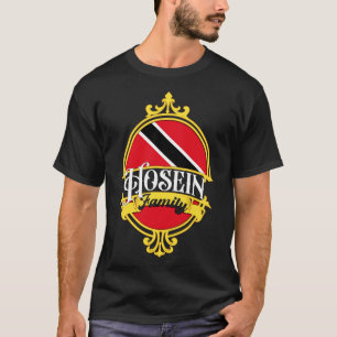 T-shirt Drapeau de la famille Hosein Trinité-et-Tobago