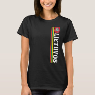 T-shirt Drapeau De La Fierté De Football Lietuvos Et Emblè