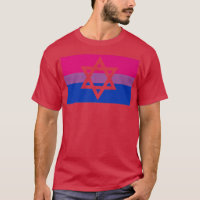 Drapeau De La Fierté Gay Biseual De L'Étoile Juive