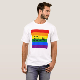 T-shirt Drapeau de la Fierté Gay EQUAL