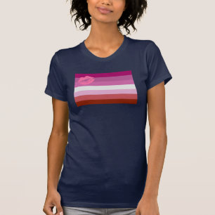 T-shirt Drapeau de la fierté lesbienne