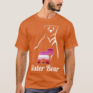 T-shirt Drapeau de la fierté lesbienne de la soeur lesbien