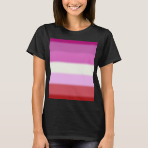 T-shirt Drapeau de la Fierté lesbienne tombée