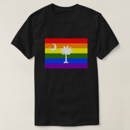 T-SHIRT DRAPEAU DE LA FIERTÉ LGBT CAROLINA DU SUD