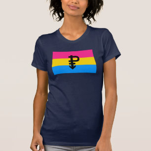 T-shirt Drapeau de la fierté Pansexual