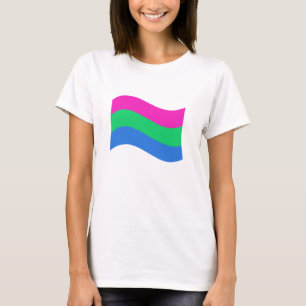 T-shirt Drapeau de la fierté polysexuelle