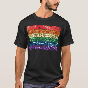 T-shirt drapeau de la fierté séquentielle
