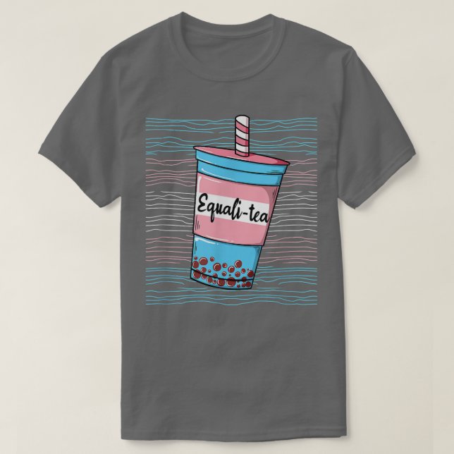 T-shirt Drapeau de la fierté transgenre LGBTQ Égalité genr (Design devant)