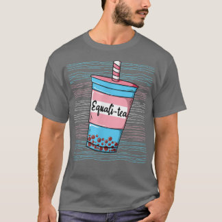 T-shirt Drapeau de la fierté transgenre LGBTQ Égalité genr
