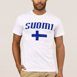 T-shirt Drapeau de la Finlande