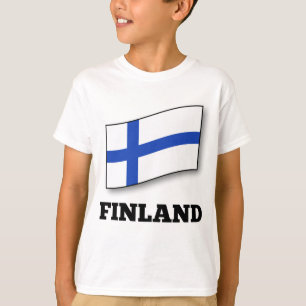 T-shirt Drapeau de la Finlande