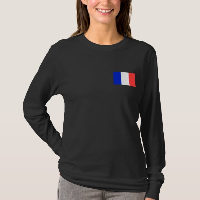 T-shirt Drapeau de la France (Devant)