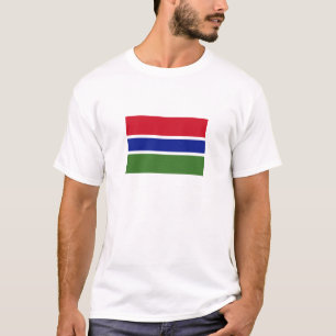 T-shirt Drapeau de la Gambie