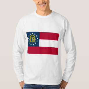 T-shirt Drapeau de la Géorgie (État américain)