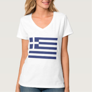 T-shirt Drapeau de la Grèce