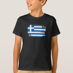 T-shirt Drapeau de la Grèce
