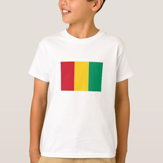 T-shirt Drapeau de la Guinée (Devant)