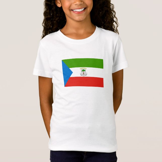 T-Shirt Drapeau de la Guinée équatoriale (Devant)
