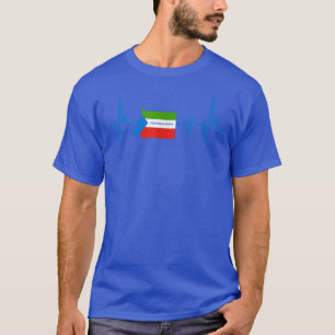 T-shirt Drapeau de la Guinée équatoriale