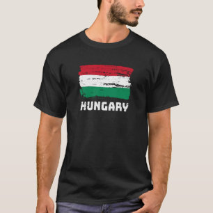 T-shirt Drapeau de la Hongrie