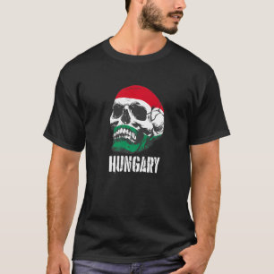 T-shirt Drapeau de la Hongrie Crâne Fierté hongroise Patri