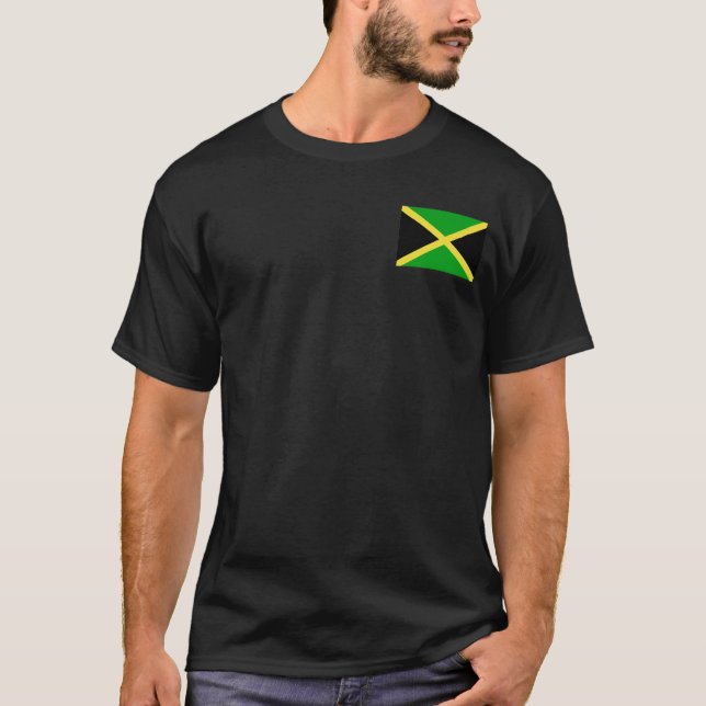 T-shirt Drapeau de la Jamaïque (Devant)
