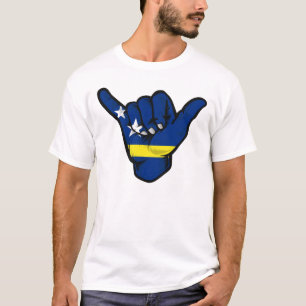 T-shirt Drapeau de la main Shaka de Curaçao