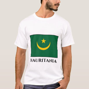 T-shirt Drapeau de la Mauritanie